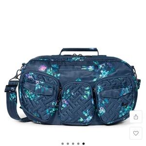 LUG Railcar Crossbody NWT Bouquet Navy